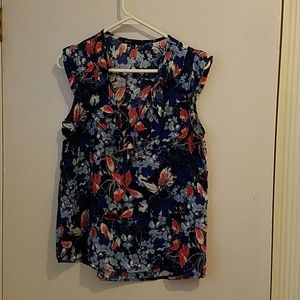 Cap sleeve Gibson blouse